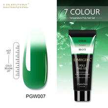 Load image into Gallery viewer, Limegirl 15ml Poly Nail Gel Glitter Building Nail Gel For Manicure Nail Art Design Luminous Polygels Extension Nail Gel For Nail
