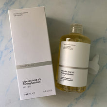 Load image into Gallery viewer, Facial Skin Care Glycolic Acid 7% Toning Solution PH 3.6 Lackluster Toner 240ML