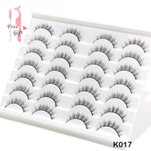 Load image into Gallery viewer, AYRMILLA Natural False Eyelashes 5/10/14Pairs Dramatic 3D Mink Lashes Thick Fake Eyelash Extension Faux Cils Makeup maquiagem