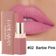 Load image into Gallery viewer, 6 Colors Waterproof Nude Matte Lipsticks Long Lasting Lip Stick Not Fading Sexy Red Pink Velvet Lipsticks Makeup Cosmetic Batom