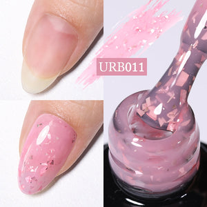 UR SUGAR 7ml Gold Glitter Gel Nail Polish Platinum Shining Mineral Sequins Soak Off UV LED Gel Nail Semi Permanent Manicure