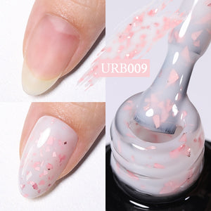 UR SUGAR 7ml Gold Glitter Gel Nail Polish Platinum Shining Mineral Sequins Soak Off UV LED Gel Nail Semi Permanent Manicure