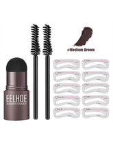 Load image into Gallery viewer, One Step Shaping Kit Stamp Set Professional 2024 Perfect Eyebrow Mold Waterproof Makeup For Women Brow Template Make Up Shade