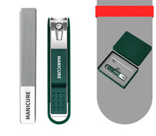 Load image into Gallery viewer, Germany nail clipper set a full set of new high-grade men and women on special nails cut nail clippers pedicure tool boxes