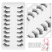 Load image into Gallery viewer, 5/10Pairs 3D Mink Lashes Natural Eyelashes Dramatic False Eyelashes Faux Cils Makeup Wholesale Fake Eyelash Extension maquiagem