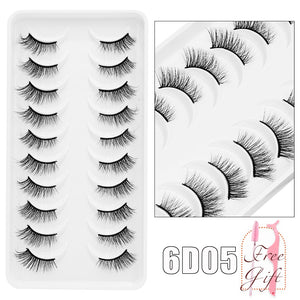 5/10Pairs 3D Mink Lashes Natural Eyelashes Dramatic False Eyelashes Faux Cils Makeup Wholesale Fake Eyelash Extension maquiagem