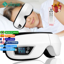 Load image into Gallery viewer, Eye Massager 6D Smart Airbag Vibration Eye Care Instrument Hot Compress Bluetooth Eye Massage Glasses Fatigue Pouch &amp; Wrinkle