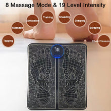 Load image into Gallery viewer, Electric EMS Foot Massager Pad Portable Foldable Massage Mat Muscle Stimulation Improve Blood Circulation Relief Pain Relax Feet