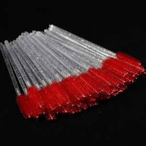 Eyelash Extension Disposable Eyebrow brush Mascara Wand Applicator Spoolers Eye Lashes Cosmetic Brushes Set makeup tools
