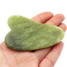 Load image into Gallery viewer, Natural Jade Roller Guasha Skin Scraper Facial Set Facial Stone Firming Face Anti-Aging Puffy Eyes Massager Neck Anti Wrinkle