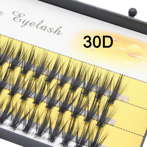 Moonlily Soft Mink 20D/30D/40D Lashes Cluster Eyelash Extension Natural Long 3D Volume Effect Faux Bunche Individual Makeup