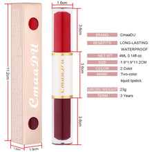 Load image into Gallery viewer, 5 In 1 Matte Lipstick Velvet Sexy Red Lip Tint Long Lasting Non-stick Cup Lip Gloss Set Lip Oil Female Makeup Cosmetic Kit