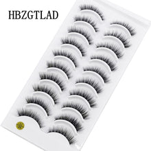 Load image into Gallery viewer, NEW 10 Pairs Natural False Eyelashes Fake Lashes Long Makeup 3d Mink Lashes Extension Eyelash Mink Eyelashes for Beauty 54