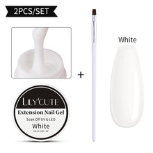 Load image into Gallery viewer, LILYCUTE 5ml Quick Extension Gel Construct Hard Gel Semi Permanent UV LED UV Gel Nail Art Design Faux Ongles Nails Accesorios