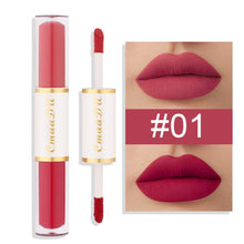 Load image into Gallery viewer, 5 In 1 Matte Lipstick Velvet Sexy Red Lip Tint Long Lasting Non-stick Cup Lip Gloss Set Lip Oil Female Makeup Cosmetic Kit