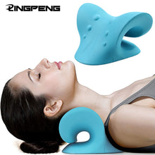 Load image into Gallery viewer, Cervical Spine Stretch Gravity Muscle Relaxation Traction Neck Stretcher Shoulder Massage Pillow Relieve Pain Spine Correction