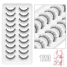 Load image into Gallery viewer, 5/10Pairs 3D Mink Lashes Natural Eyelashes Dramatic False Eyelashes Faux Cils Makeup Wholesale Fake Eyelash Extension maquiagem