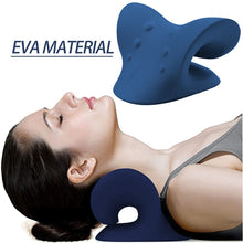 Load image into Gallery viewer, Cervical Spine Stretch Gravity Muscle Relaxation Traction Neck Stretcher Shoulder Massage Pillow Relieve Pain Spine Correction