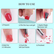 Load image into Gallery viewer, 1 Bottle 15ml Magic Fast Remover Gel Nail Polish Clean UV Soak Off Degreasr For Manicure Layer Nail Art Removal Semi-permanet