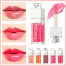 Load image into Gallery viewer, Clear Fashion 6ml Crystal Jelly Moisturizing Lip Oil Plumping Lip Gloss Sexy Plump Lip Glow Oil Tinted Lip Plumper Lips Makeup