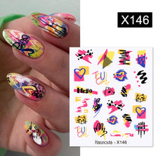 Load image into Gallery viewer, Harunouta 1 Sheet Nail Water Decals Transfer Lavender Spring Flower Leaves Nail Art Stickers Nail Art Manicure DIY