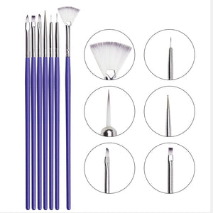 3Pcs French Stripe Nail Art Liner Brush Set Tips Ultra-thin Line Drawing Pen Dual End UV Gel Painting Brushes Manicure Tools