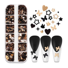 Load image into Gallery viewer, Holographic Butterfly Flakes Nail Art Glitter Sparkly 3D Laser Butterfly Sequins Tips DIY Polish Nail Art Decorations Manicure