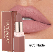 Load image into Gallery viewer, 6 Colors Waterproof Nude Matte Lipsticks Long Lasting Lip Stick Not Fading Sexy Red Pink Velvet Lipsticks Makeup Cosmetic Batom