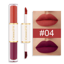 Load image into Gallery viewer, 5 In 1 Matte Lipstick Velvet Sexy Red Lip Tint Long Lasting Non-stick Cup Lip Gloss Set Lip Oil Female Makeup Cosmetic Kit