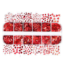 Load image into Gallery viewer, Holographic Butterfly Flakes Nail Art Glitter Sparkly 3D Laser Butterfly Sequins Tips DIY Polish Nail Art Decorations Manicure