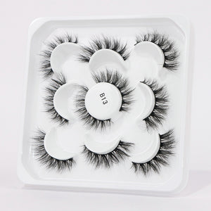 AYRMILLA 5/20Pairs 3D Mink Lashes Natural False Eyelashes Dramatic Thick Fake Eyelash Extension Faux Cils Wholesale Makeup Tools