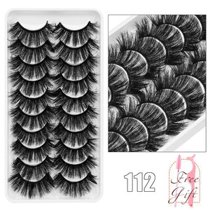 5/10Pairs 3D Mink Lashes Natural Eyelashes Dramatic False Eyelashes Faux Cils Makeup Wholesale Fake Eyelash Extension maquiagem