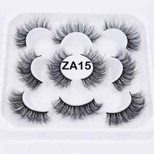 AYRMILLA 5/20Pairs 3D Mink Lashes Natural False Eyelashes Dramatic Thick Fake Eyelash Extension Faux Cils Wholesale Makeup Tools