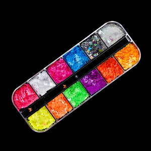 Holographic Butterfly Flakes Nail Art Glitter Sparkly 3D Laser Butterfly Sequins Tips DIY Polish Nail Art Decorations Manicure