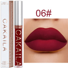 Load image into Gallery viewer, Sexy Long Lasting Velvet Matte Lip Gloss Liquid Lipstick Lip Makeup Women Beauty Red Nonstick Cup Waterproof Lip Gloss YZL2