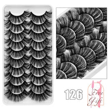 Load image into Gallery viewer, 5/10Pairs 3D Mink Lashes Natural Eyelashes Dramatic False Eyelashes Faux Cils Makeup Wholesale Fake Eyelash Extension maquiagem