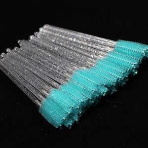 Eyelash Extension Disposable Eyebrow brush Mascara Wand Applicator Spoolers Eye Lashes Cosmetic Brushes Set makeup tools