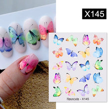 Load image into Gallery viewer, Harunouta 1 Sheet Nail Water Decals Transfer Lavender Spring Flower Leaves Nail Art Stickers Nail Art Manicure DIY