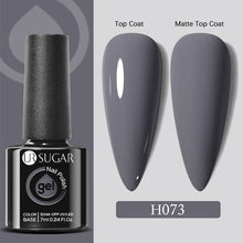 Load image into Gallery viewer, UR SUGAR 7.5ml 7ml Glass Bottle Milky Jelly White Gel Nail Polish White Color UV Led Gel Varnish For Manicure Nail Art Base Top