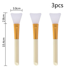 Load image into Gallery viewer, 10PCS Soft Cosmetic Makeup Brush DIY Mask Brushes Foundation Skin Face Care Tool Acrylic-Handle Gel Cosmetic Beauty Tools