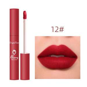 3 Pcs Sweet Liquid Lipstick Set Matte Velvet Lip Glaze Waterproof Long Lasting Non-marking Natural Lip Tint Cosmetic Kit YZL1