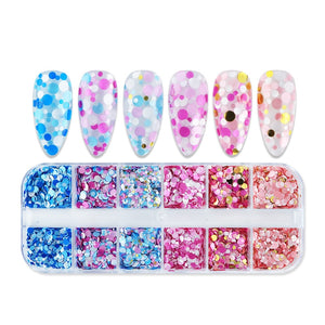 Holographic Butterfly Flakes Nail Art Glitter Sparkly 3D Laser Butterfly Sequins Tips DIY Polish Nail Art Decorations Manicure