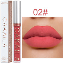 Load image into Gallery viewer, Sexy Long Lasting Velvet Matte Lip Gloss Liquid Lipstick Lip Makeup Women Beauty Red Nonstick Cup Waterproof Lip Gloss YZL2