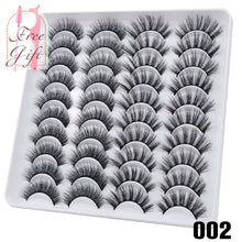 Load image into Gallery viewer, AYRMILLA 5/20Pairs 3D Mink Lashes Natural False Eyelashes Dramatic Thick Fake Eyelash Extension Faux Cils Wholesale Makeup Tools
