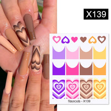 Load image into Gallery viewer, Harunouta 1 Sheet Nail Water Decals Transfer Lavender Spring Flower Leaves Nail Art Stickers Nail Art Manicure DIY