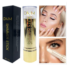 Load image into Gallery viewer, 3 Colors 3D Face Brighten Highlighter Bar Cosmetic Face Contour Bronzer Shimmer Highlighter Stick Concealer Cream Makeup tool