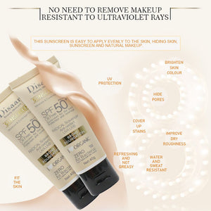 Summer Sunscreen Cream Facial Skin Care Suns Cream Sunblock Spf Max 50 / 90 Oil Free protector solar Face cream