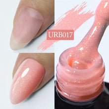 Load image into Gallery viewer, UR SUGAR 7ml Gold Glitter Gel Nail Polish Platinum Shining Mineral Sequins Soak Off UV LED Gel Nail Semi Permanent Manicure