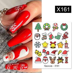 Harunouta 1 Sheet Nail Water Decals Transfer Lavender Spring Flower Leaves Nail Art Stickers Nail Art Manicure DIY