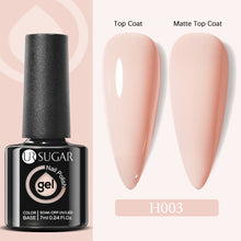 Load image into Gallery viewer, UR SUGAR 7.5ml 7ml Glass Bottle Milky Jelly White Gel Nail Polish White Color UV Led Gel Varnish For Manicure Nail Art Base Top